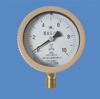 YE-100 膜盒壓力表