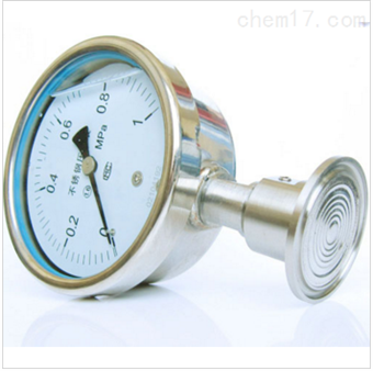 衛生(shēng)型隔膜壓力表