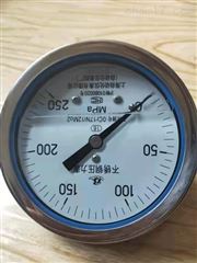 YN-100Z軸向無前邊耐震壓力表0-0.25Mpa
